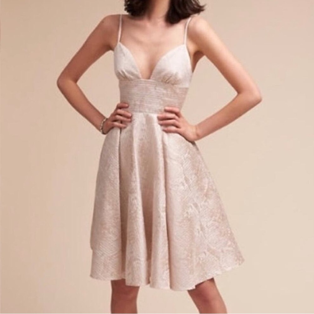 Anthropologie SAU Winchester Dress - Ivory Size 8 NEW